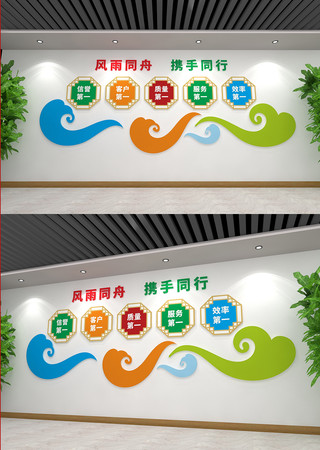 企業標語文化墻