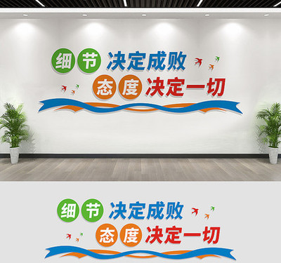 企業(yè)勵志文化墻標語