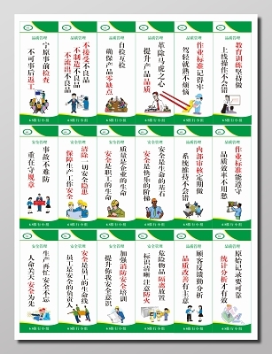 企業(yè)工廠管理制度展板